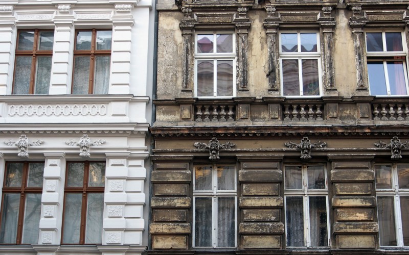 Vergleich von Altbausanierung